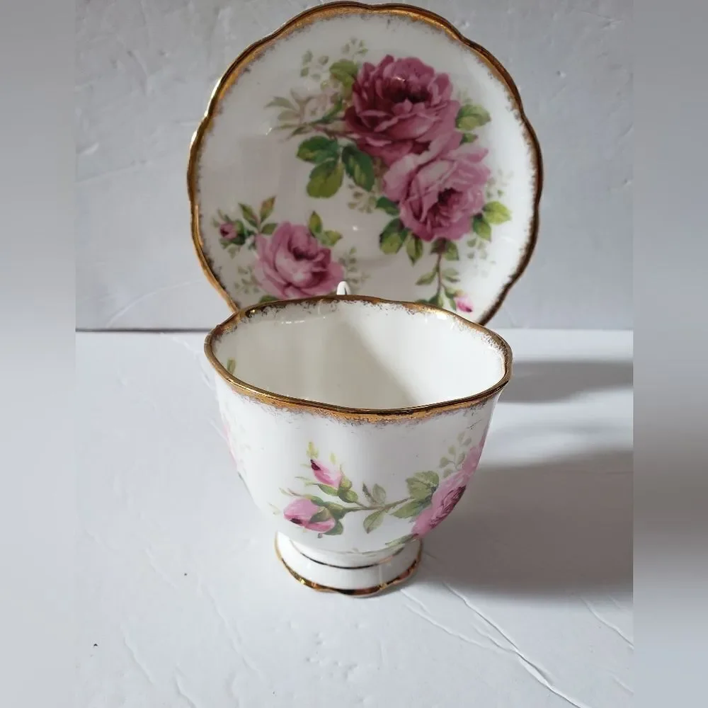 Royal Albert American Crown China Cup & Saucer